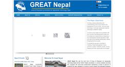 Desktop Screenshot of greatnepal.com