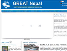 Tablet Screenshot of greatnepal.com